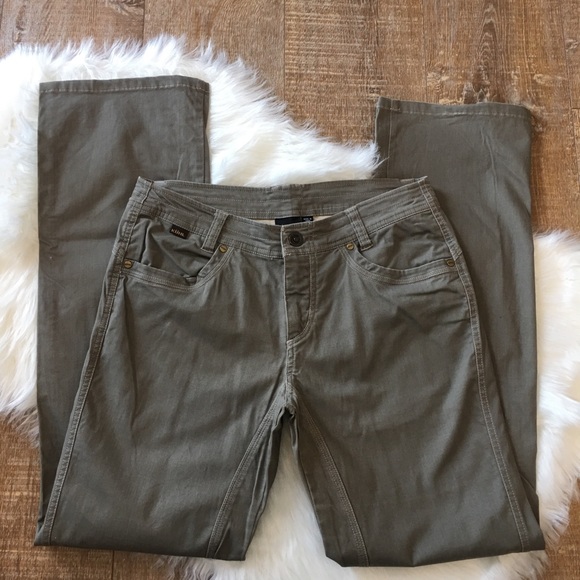 Kuhl Pants - KUHL Casual Hiking Pants Olive Khaki Size 8